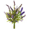 15” Lavender Artificial Flower Bouquet (Set of 3)-Stem-Parc Decor