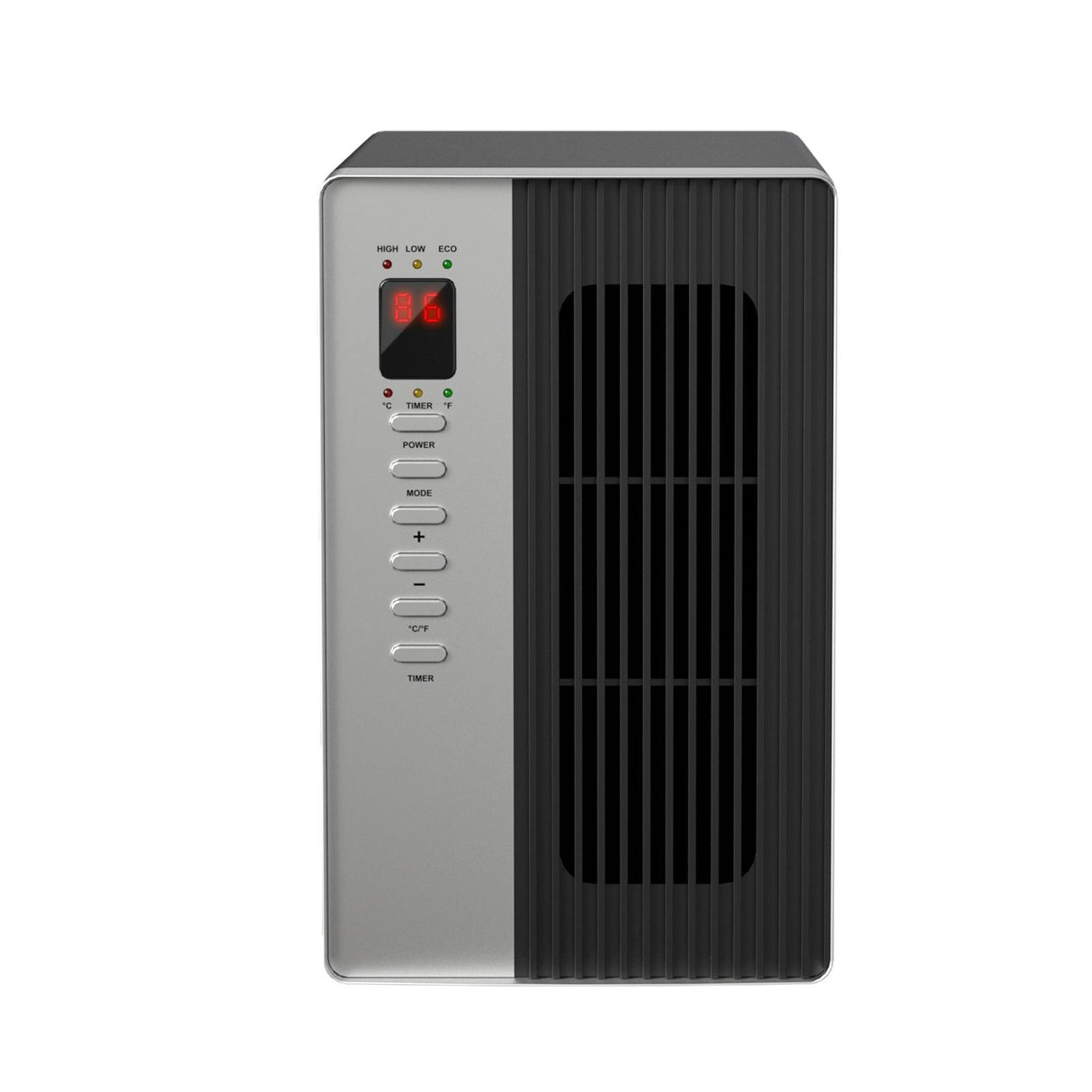 1500W Electric Infrared Quartz Space Thermostat Heater with LED Display and Remote-Parc Decor