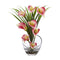 15.5” Calla Lily and Grass Artificial Arrangement in Vase-Parc Decor