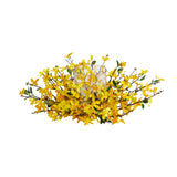 16” Artificial Forsythia Candelabrum-Parc Decor