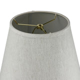 16"W 1 Light Swag Plug-In Pendant Textured Oatmeal Shade Black Cord