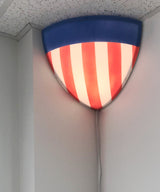 16"W Beacon Triangle Corner Light Plug-In Cord USA Design by Home Concept