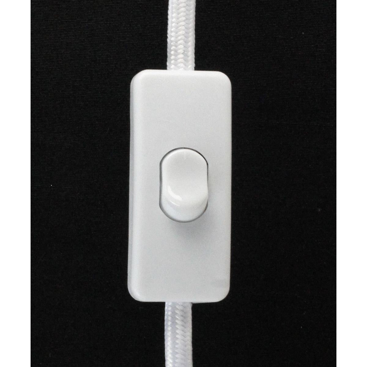 16"W Beacon Triangle Corner Light Plug-In Cord White by Home Concept