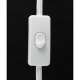 16"W Beacon Triangle Corner Light Plug-In Cord White by Home Concept