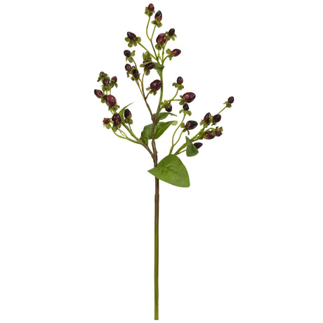 17” Italian Coffee Bean Artificial Flower (Set of 8)-Parc Decor