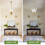 17 Inch Vito 3-Light Feather-shaped Island Pendant Light