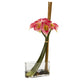 18” Calla Lily with Bamboo Artificial Arrangement-Parc Decor
