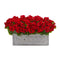 18” Geranium Artificial Plant in Stone Planter UV Resistant (Indoor/Outdoor)-Parc Decor