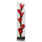 18” Mini Cally Lily Artificial Arrangement in Cylinder Glass-Parc Decor