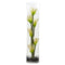18” Mini Cally Lily Artificial Arrangement in Cylinder Glass-Parc Decor
