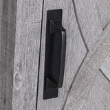 18" Solid Wood Farmhouse Nightstand for Bedroom in Brown or Grey or White-Parc Decor