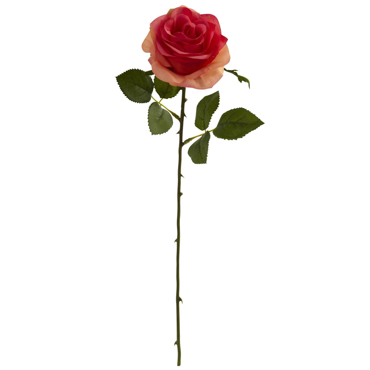 18” Artificial Rose Flower (Set of 24)-Stem-Parc Decor