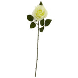 18” Artificial Rose Flower (Set of 24)-Stem-Parc Decor