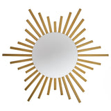 18 Inch Iris 1-Light Golden Semi-Flush Mount Ceiling Light