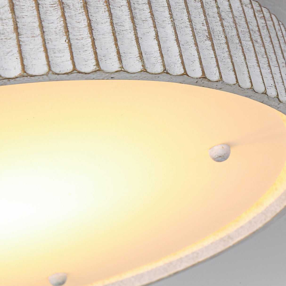 18 Inch White Modern Flush Mount LED Light