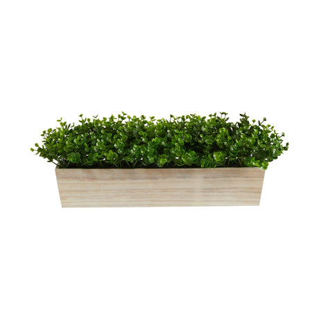 19” Eucalyptus Artificial Plant in Decorative Planter-Parc Decor