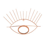 19” Gold Metal Eye Wall Mirror-Parc Decor