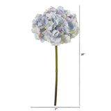 19” Hydrangea Artificial Flower (Set of 6)-Parc Decor