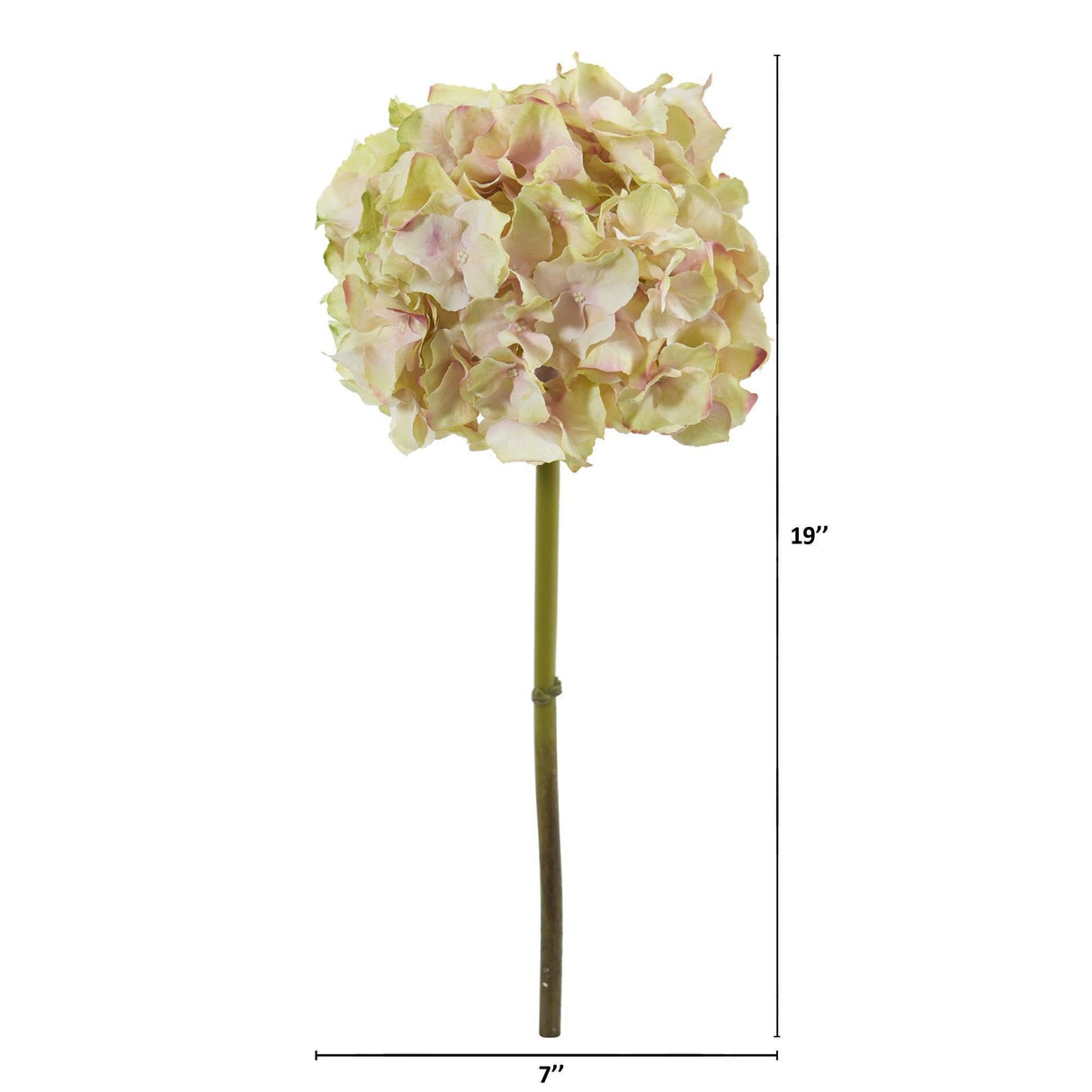 19” Hydrangea Artificial Flower (Set of 6)-Parc Decor