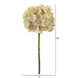 19” Hydrangea Artificial Flower (Set of 6)-Parc Decor