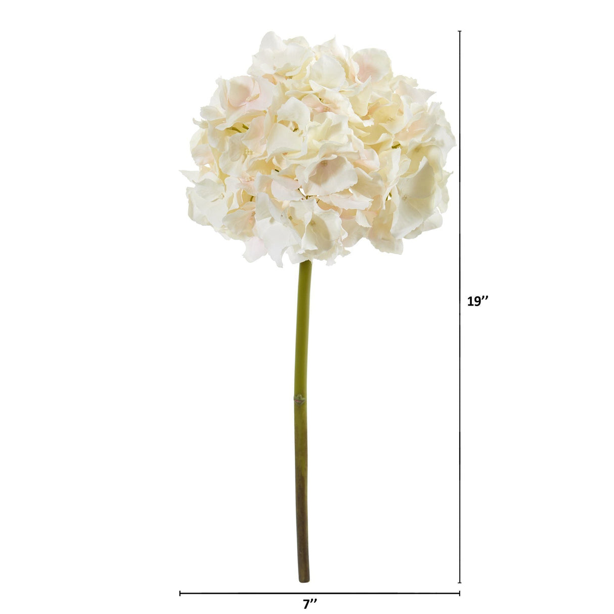 19” Hydrangea Artificial Flower (Set of 6)-Parc Decor