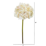 19” Hydrangea Artificial Flower (Set of 6)-Parc Decor