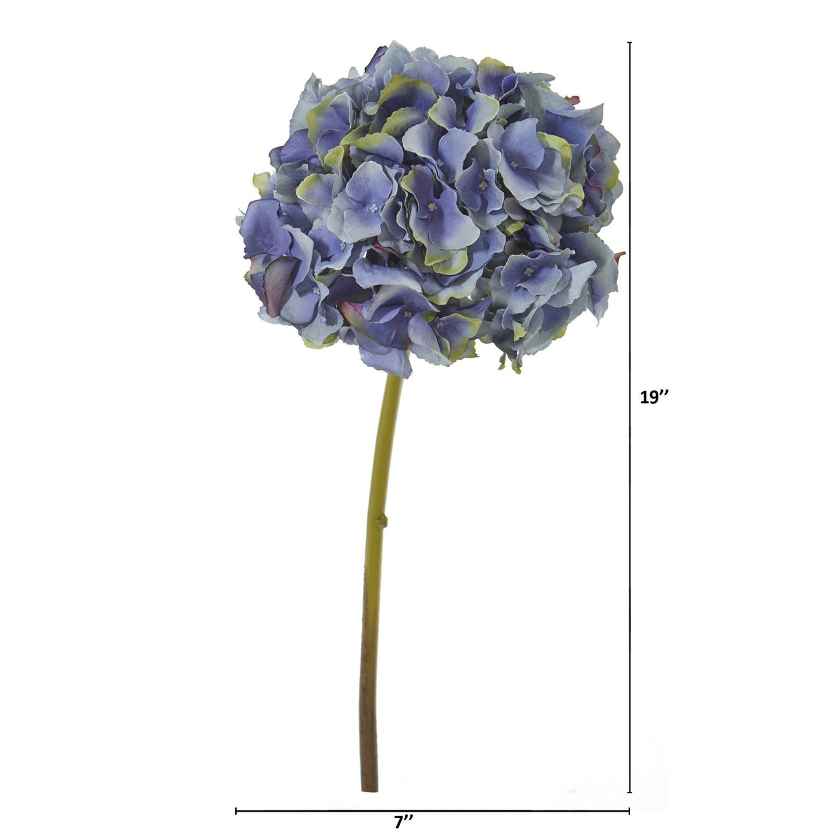19” Hydrangea Artificial Flower (Set of 6)-Parc Decor