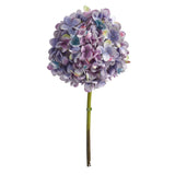 19” Artificial Hydrangea Flower (Set of 3 Silk Flower Stems)-Stem-Parc Decor
