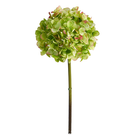 19” Artificial Hydrangea Flower (Set of 3 Silk Flower Stems)-Stem-Parc Decor