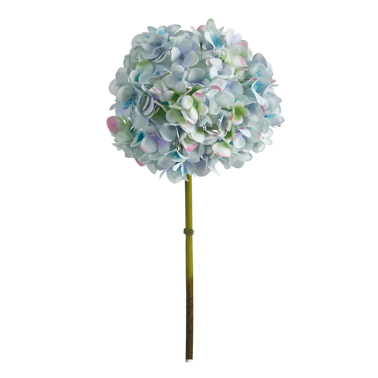 19” Artificial Hydrangea Flower (Set of 3 Silk Flower Stems)-Stem-Parc Decor