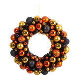 19” Halloween Shatterproof Jack O'lantern Pumpkin Ornament Wreath-Wreath-Parc Decor
