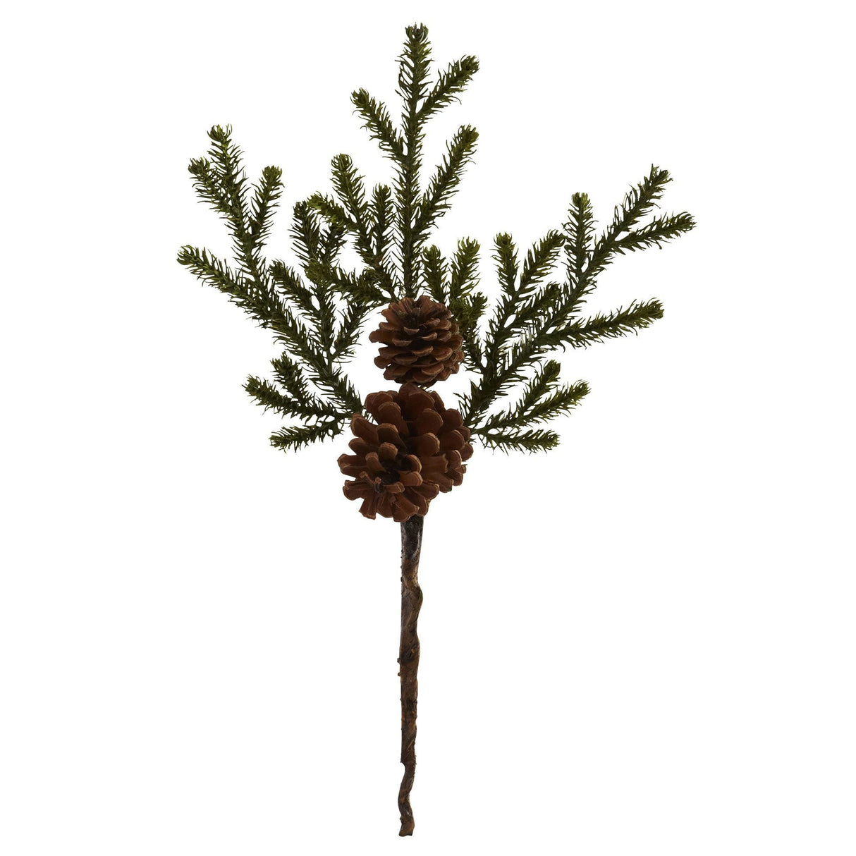 19” Pine & Pinecone Artificial Flower Bundle (Set of 12))-Stem-Parc Decor