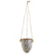 2’ Tuscan Hanging Ceramic Scroll Planter-Parc Decor