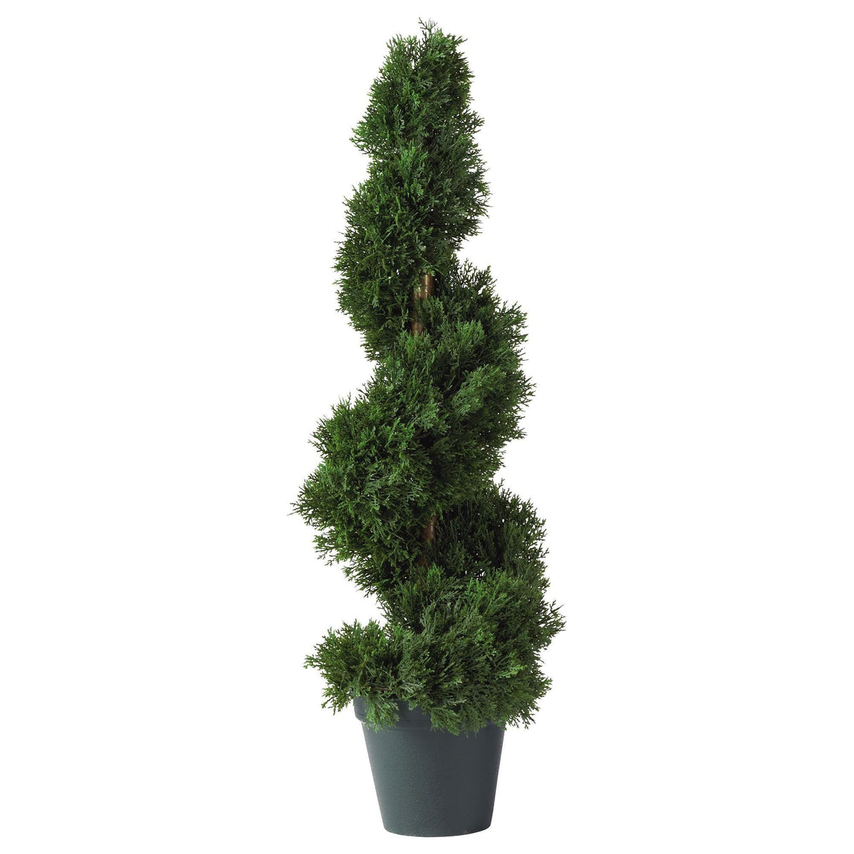 2' Cedar Spiral Silk Tree (In-door/Out-door)-Tree-Parc Decor