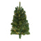 2' Flat Back Wall Hanging Artificial Christmas Tree with 20 Clear LED Lights-Christmas Tree-Parc Decor