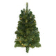 2' Flat Back Wall Hanging Artificial Christmas Tree with 20 Clear LED Lights-Christmas Tree-Parc Decor