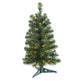2’ Green Artificial Christmas Tree with 35 LED Lights and 72 Bendable Braches-Christmas Tree-Parc Decor