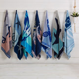 2 Pack 100% Cotton Jacquard Beach Towels - Playa Collection