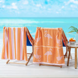 2 Pack 100% Cotton Jacquard Beach Towels - Playa Collection-Beach Towels-Parc Decor