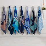 2 Pack 100% Cotton Jacquard Beach Towels - Playa Collection-Beach Towels-Parc Decor