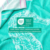 2 Pack 100% Cotton Jacquard Beach Towels - Playa Collection-Beach Towels-Parc Decor