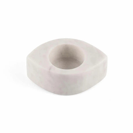 2-Piece Blossom Marble Tea Light Holders