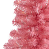 2’ Pink Artificial Christmas Tree with 35 LED Lights and 72 Bendable Branches-Christmas Tree-Parc Decor