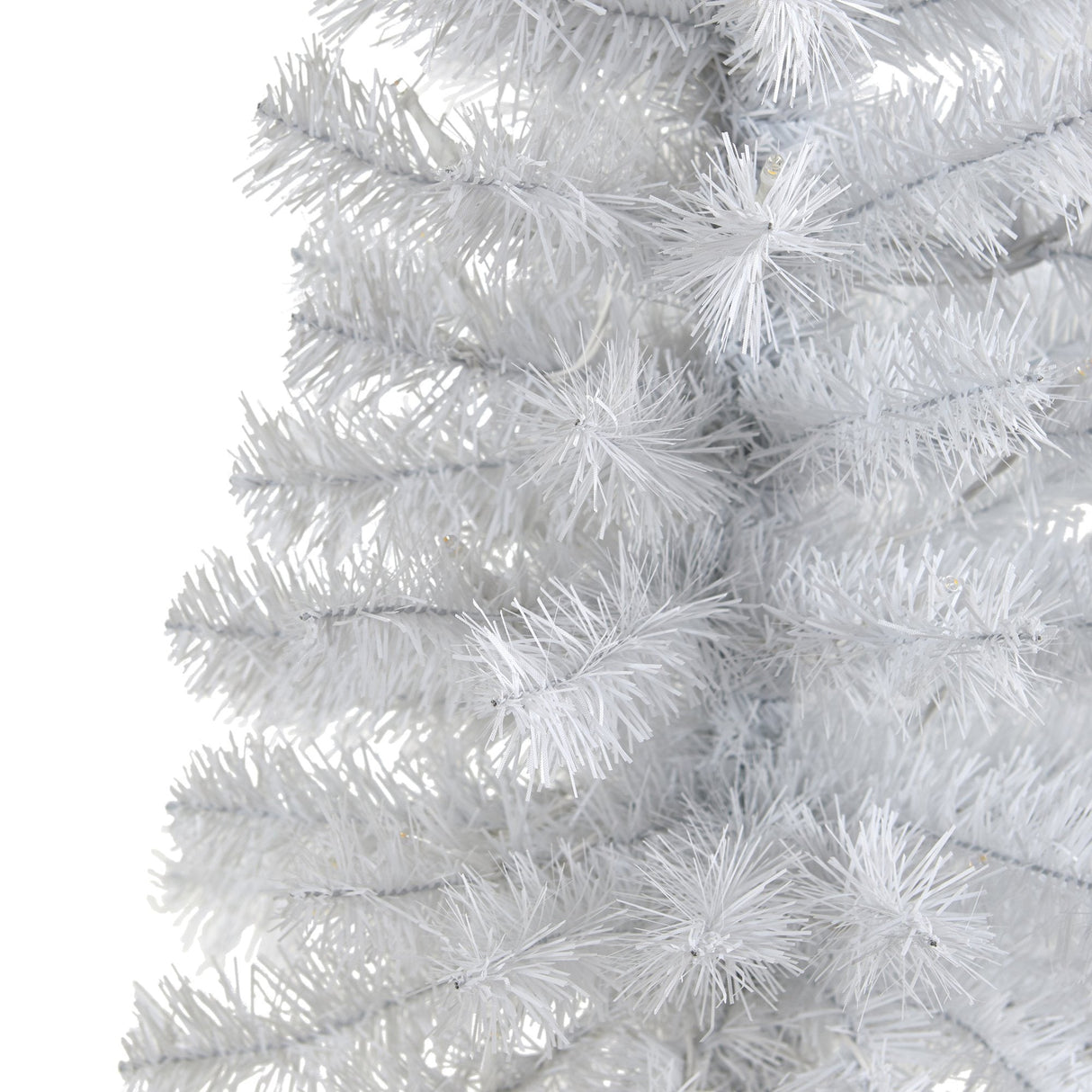 2’ White Artificial Christmas Tree with 35 LED Lights and 72 Bendable Branches-Christmas Tree-Parc Decor