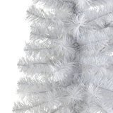 2’ White Artificial Christmas Tree with 35 LED Lights and 72 Bendable Branches-Christmas Tree-Parc Decor