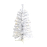 2’ White Artificial Christmas Tree with 35 LED Lights and 72 Bendable Branches-Christmas Tree-Parc Decor