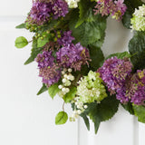 20" Hanel Lilac Wreath-Parc Decor