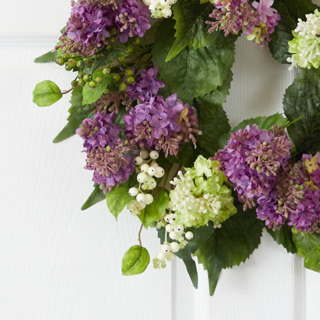 20" Hanel Lilac Wreath-Parc Decor