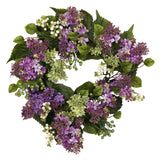 20" Hanel Lilac Wreath-Parc Decor