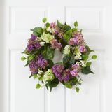 20" Hanel Lilac Wreath-Parc Decor